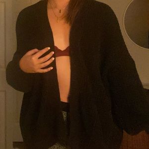 BLACK BDG CARDIGAN